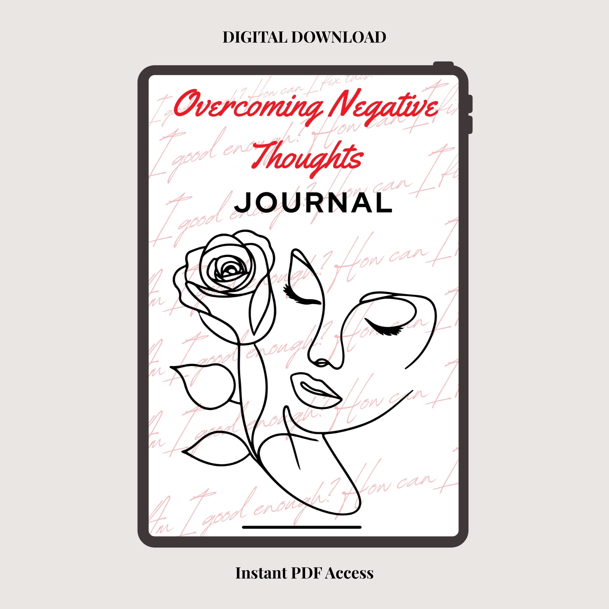 The Negative Thought Reset Journal (Digital Download)
