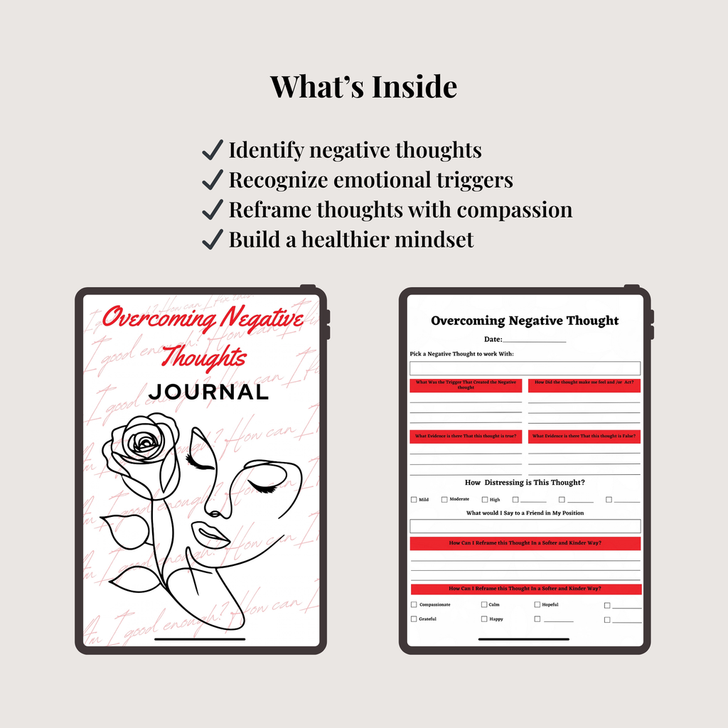 The Negative Thought Reset Journal (Digital Download)