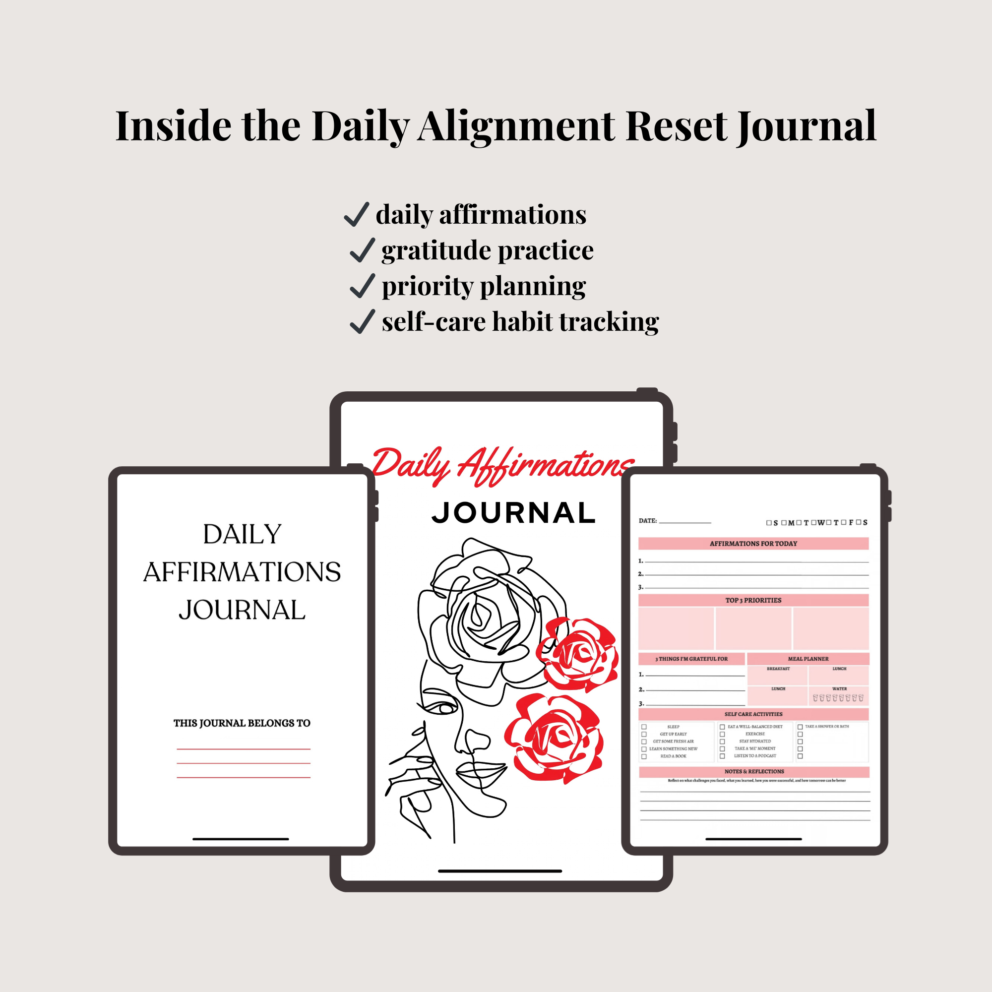 The Daily Alignment Reset Journal (Digital Download)