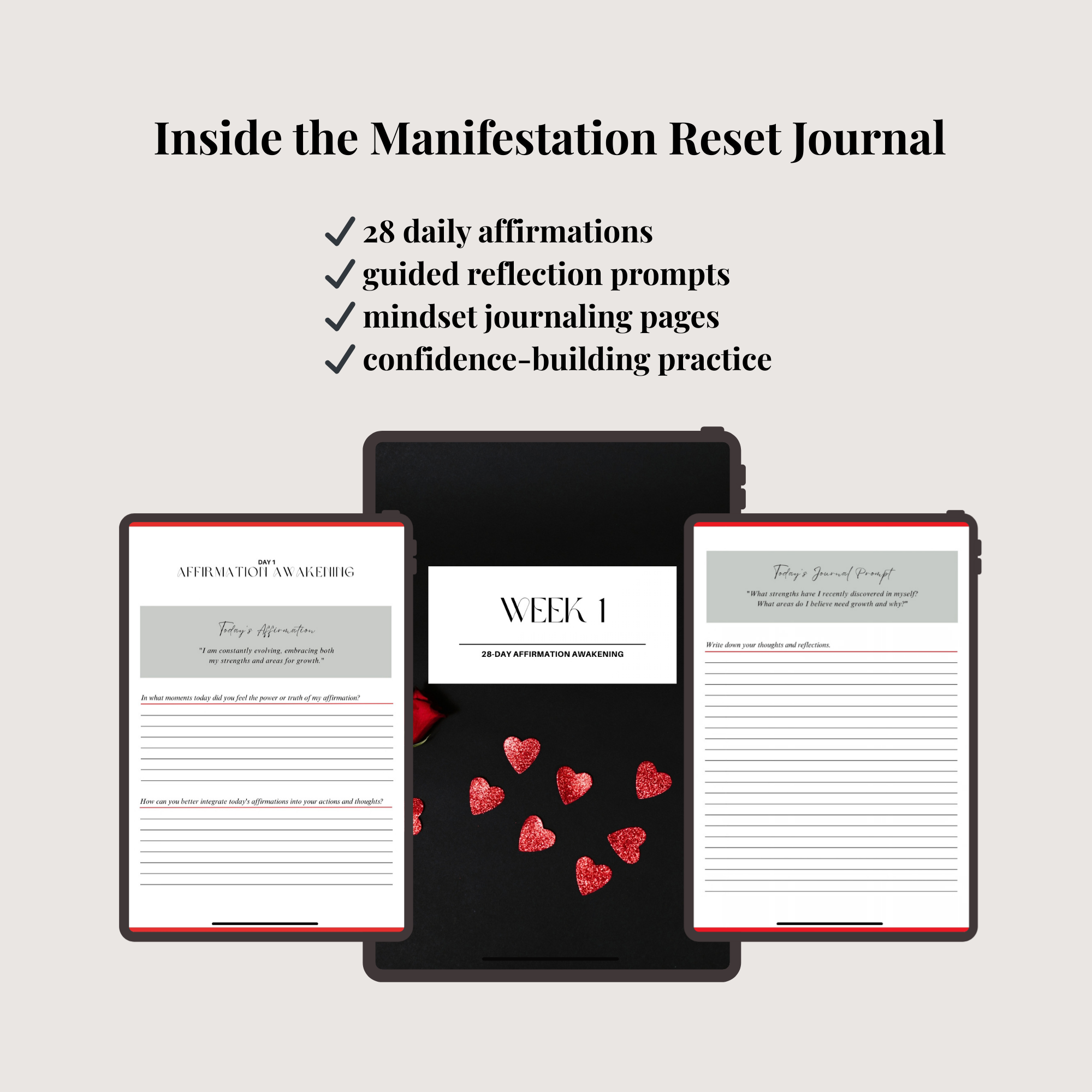 The Affirmation Reset Journal (Digital Download)