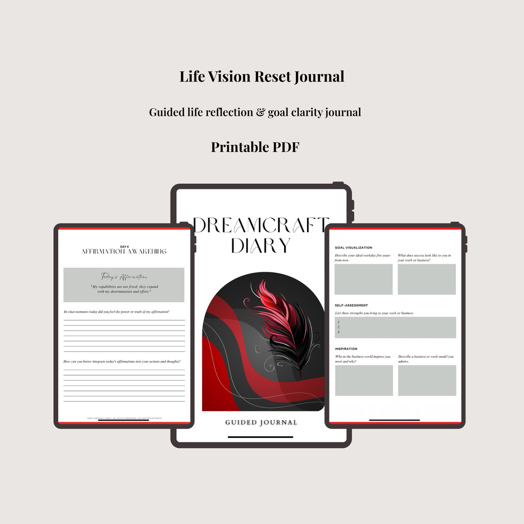 The Life Vision Reset Journal (Digital Download)