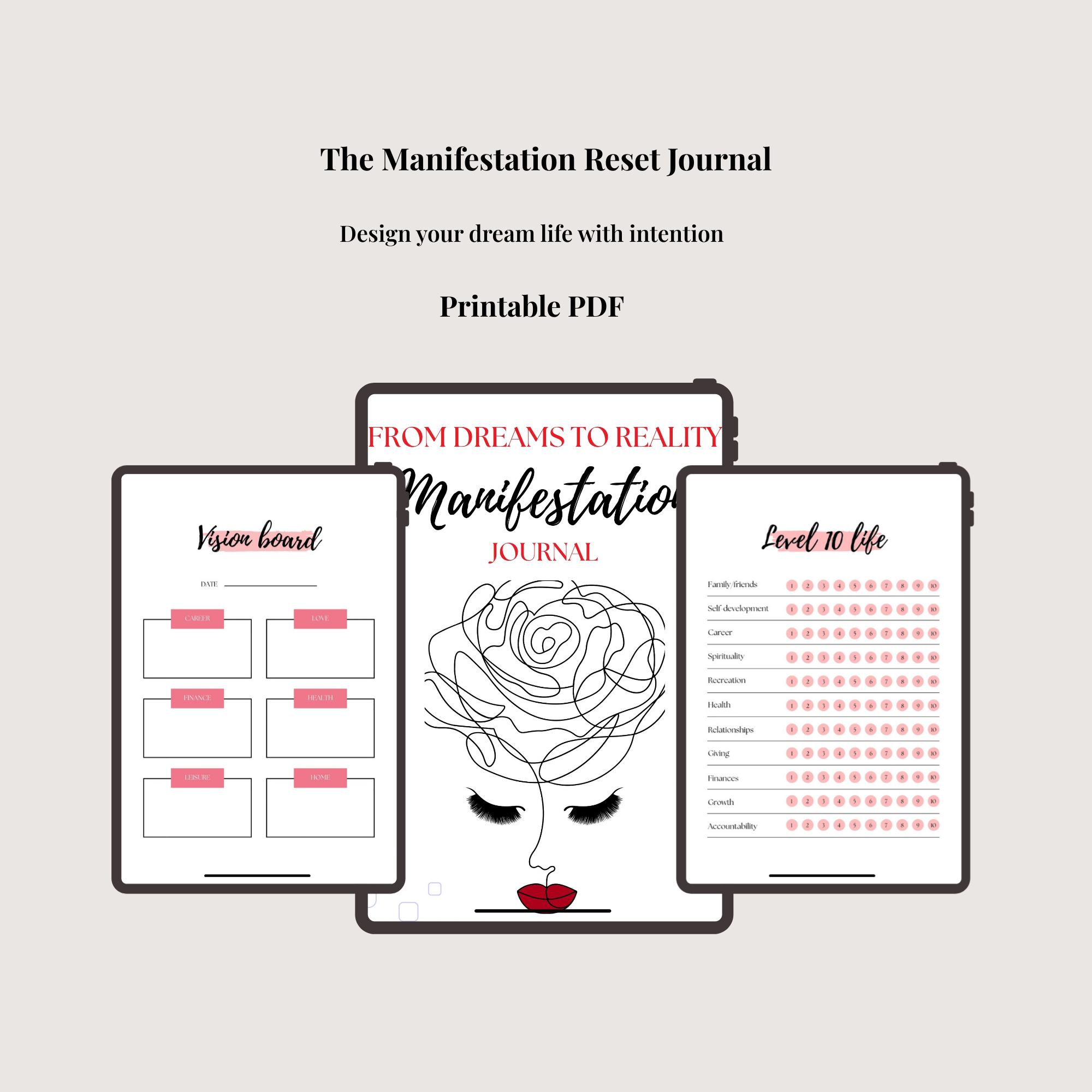 The Manifestation Reset Journal (Digital Download)