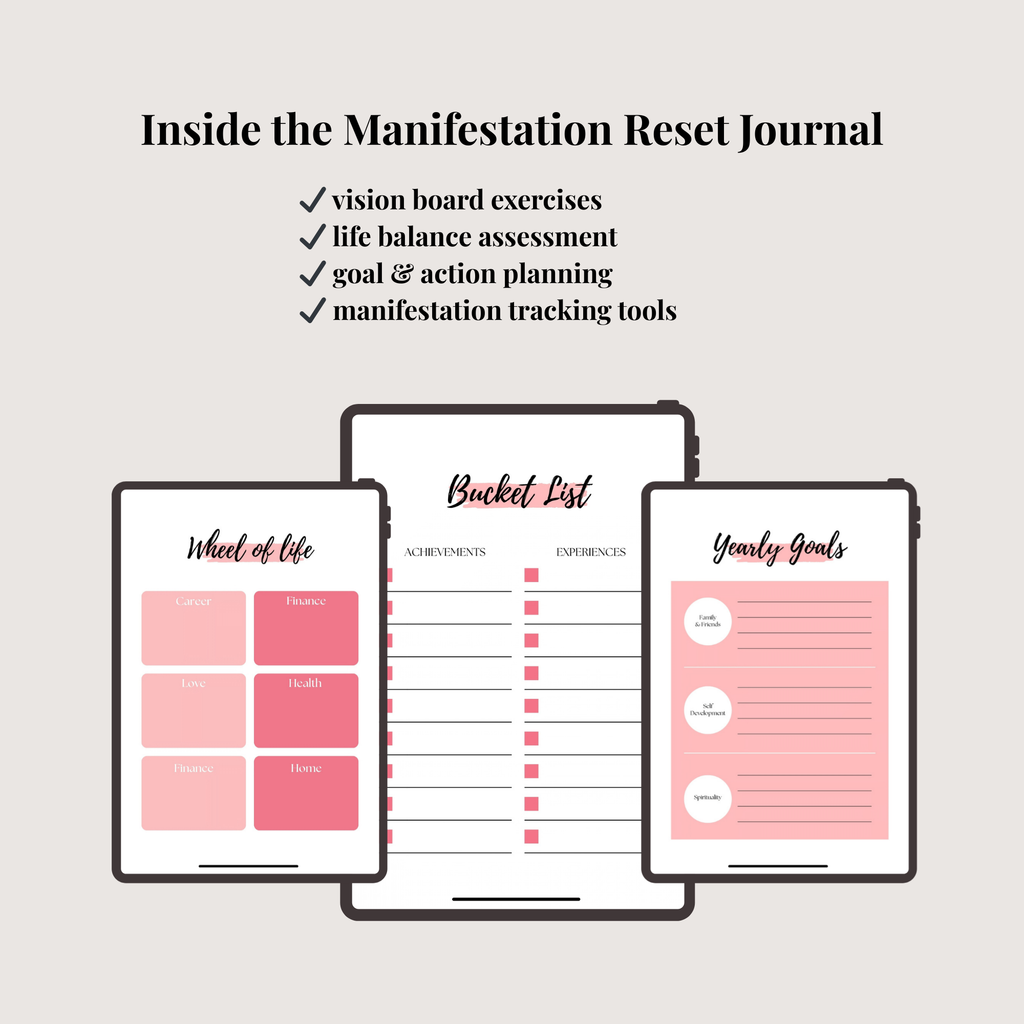 The Manifestation Reset Journal (Digital Download)