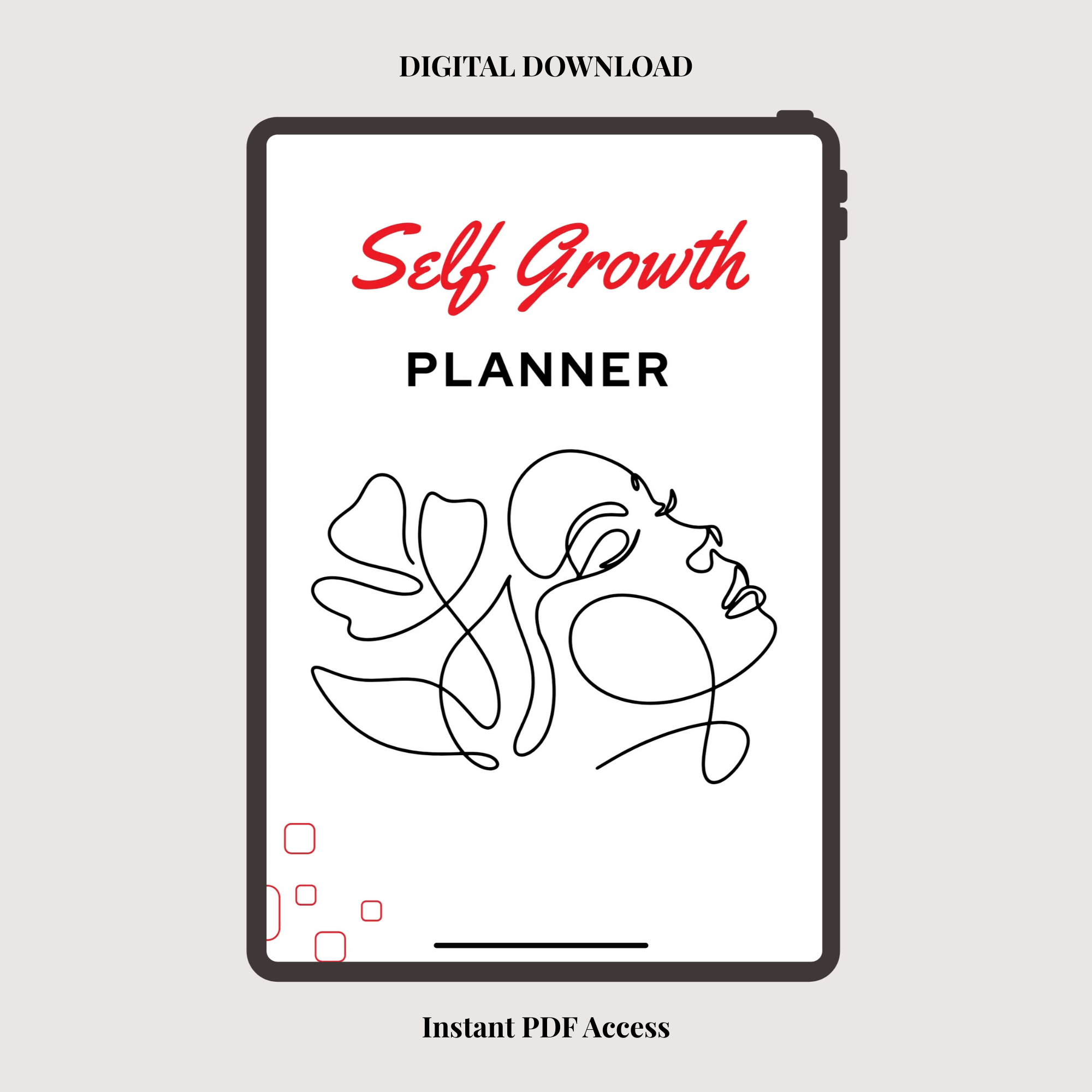 The Personal Growth Reset Planner (Digital Download)